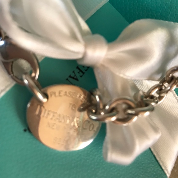 Tiffany&co Sterling Silver vintage chunky 15 inch return to Tiffany&co choker - Picture 11 of 11